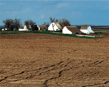 Farm photo for Purdue Extension publication, Adoption of Agricultural Conservation Practices: Insights from Research and Practice