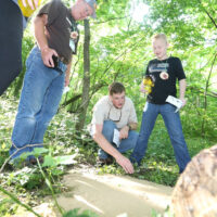 Jarred Brooke teaching about animal prints.