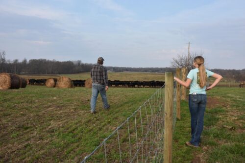 The Shireman family on their farm. 
